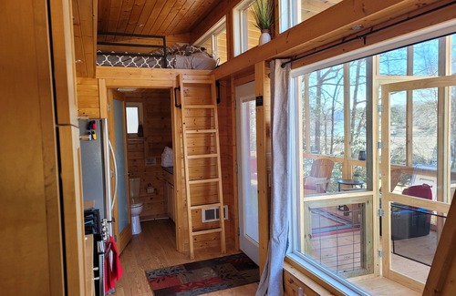 Elf Cabin | Lake Front Tiny Home on beautiful Lake Chatuge