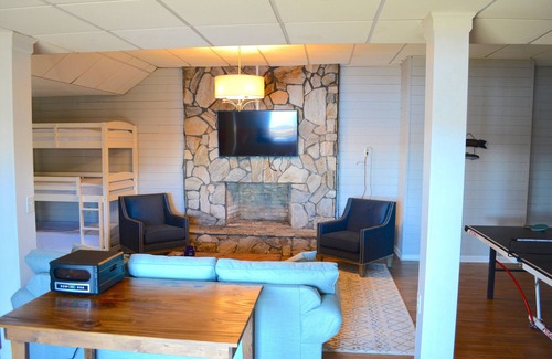 Littleton House | Lake Gaston Waterfront home with boat dock, fire pit, and views