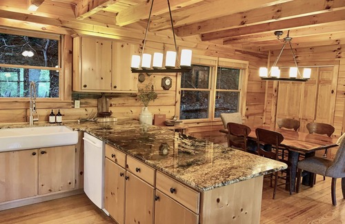Hidden Lake Cabin | Lake Hideaway 2 - Glory Living! Views, Lakefront, Private Dock, Fishing, Boating