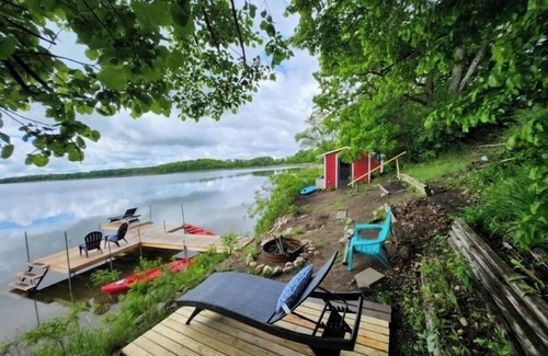 Battle Lake House | Lake Home on Private Crane Lake- Pet-Friendly