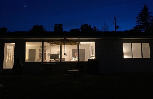 East Tawas Cottage | Lake House living at its best. Spectacular views, beachy vibe!