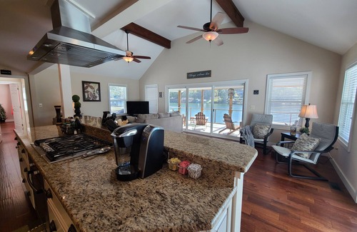 Waterloo House | Lake Lovers Getaway, Lake Front Home with 3 Master Suites, Docks and Boat Launch