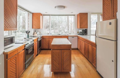 Fennville House | Lake MI Luxe Home w/Sauna/Hot tub/Game room/Views