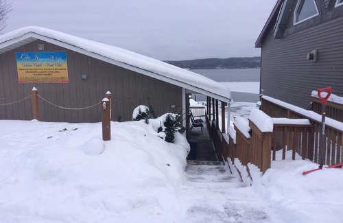 Munising Apartment | Lake Superior View ~ Convenient ~ In town