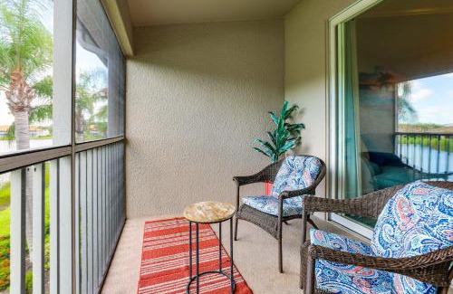 Estero Apartment | Lake View and Screened Balcony Estero Getaway!