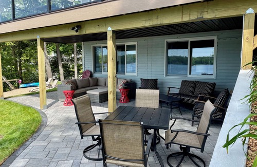 Moultonborough House | Lake Winnipesaukee Waterfront Beach & Dock