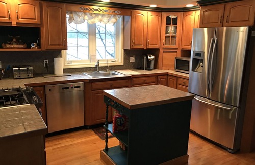 Moultonborough House | Lake Winnipesaukee Waterfront On Private Point ~ Beach, Dock