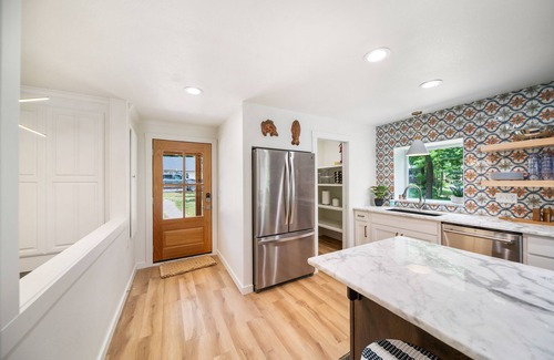 Afton Cottage | LAKEFRONT! Chigger Cove Cottage on Monkey Island! PRIVATE 2 SLIPS BOAT DOCK!