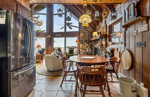 Belgrade Lakes House | Lakefront Escape w/Dock, Fire Pit & Views