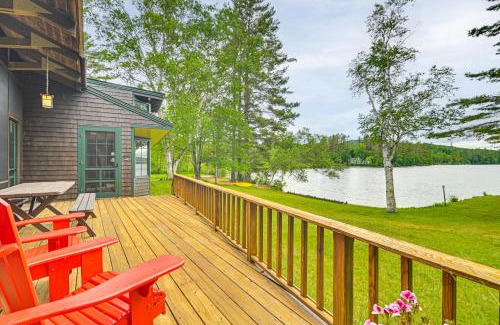Stoneham House | Lakefront Escape with Deck and Kayaks in Lovell!