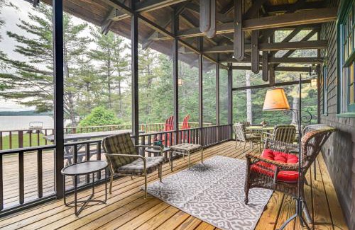 Stoneham House | Lakefront Escape with Deck and Kayaks in Lovell!