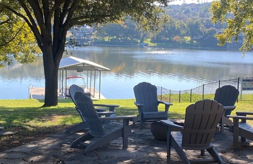 Marble Falls House | Lakefront Family Retreat on Lake Marble Falls. Dock your boat. Additional fee.