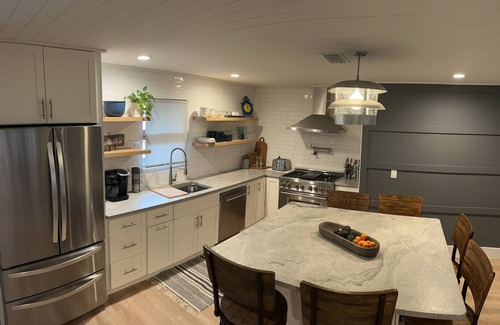 Marble Falls House | Lakefront Family Retreat on Lake Marble Falls. Dock your boat. Additional fee.
