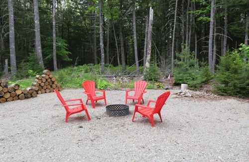 Mariaville Cabin | Lakefront Glamping Tent w/ensuite bath, King Bed, Fabulous View, near Acadia