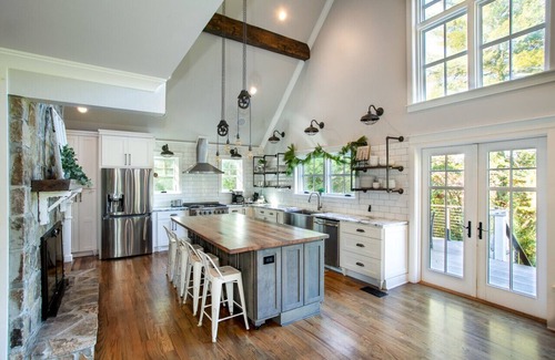 Ashley Oaks House | Lakefront Haven with Modern Amenities, Fire Pit, and Stunning Views