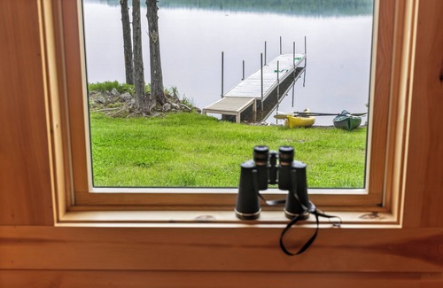 Mount Chase Cottage | Lakefront Home on Lower Shin Pond