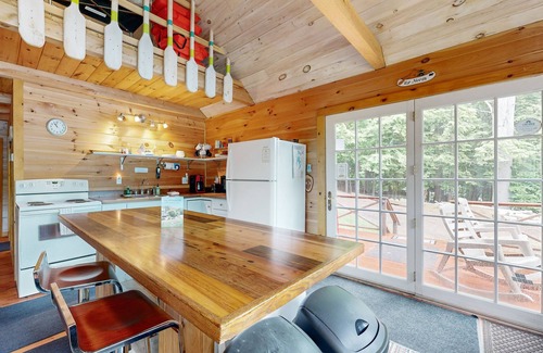 Oakland Cabin | Lakefront home on McGrath Pond - once featured on Maine Cabin Masters