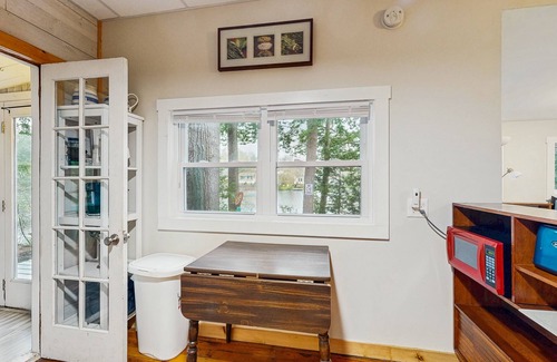 Augusta Cottage | Lakefront Home on Togus Pond with 2 Decks, Great View & Shared Canoe/Firepit