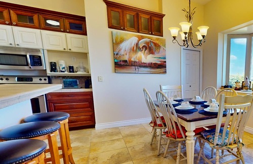 Sebring House | Lakefront home with private dock, garage parking, sunroom,W/D and WIFI