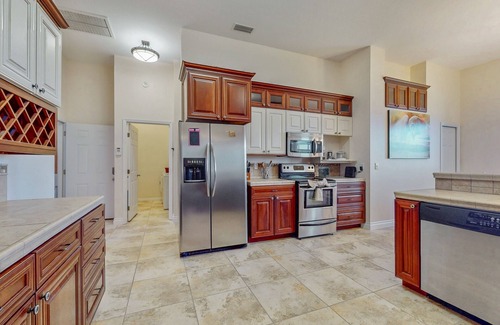 Sebring House | Lakefront home with private dock, garage parking, sunroom,W/D and WIFI