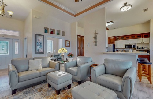 Sebring House | Lakefront home with private dock, garage parking, sunroom,W/D and WIFI
