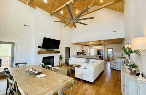 Bremen House | Lakefront Home with Waterfront Views from Every Room - 4.4 miles to The Barn