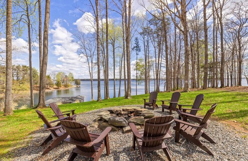 Bumpass House | Lakefront Lake Anna with Views, Dock, Fire Pit