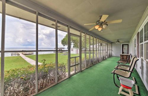 West Livingston House | Lakefront Livingston Home with Dock, 1 Mi to Launch!