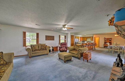 West Livingston House | Lakefront Livingston Home w/Dock, 1 Mi to Launch!
