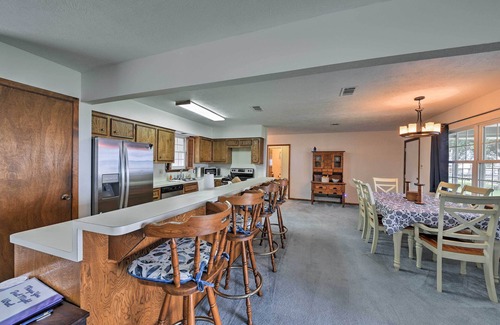 West Livingston House | Lakefront Livingston Home w/Dock, 1 Mi to Launch!