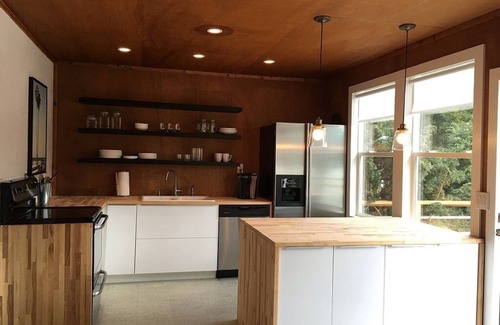 Grapeview Cabin | Lakefront Mason Lake home- glamping in a cabin!