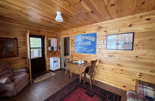 Lac du Flambeau Cabin | Lakefront one bedroom cabin with private dock