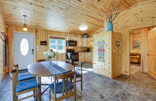 Deer River Cabin | Lakefront Paradise with Private Boat Dock & Patio