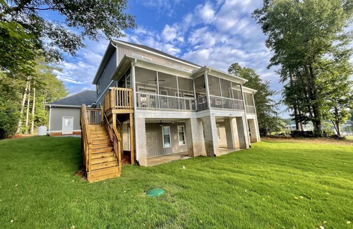 Cross Hill House | Lakefront property, private dock, enjoy swimming and boating on Lake Greenwood.