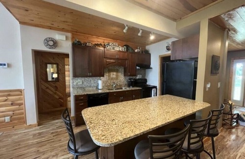 Nekoosa House | Lakefront property with private cove - 10 minutes from Sand Valley!