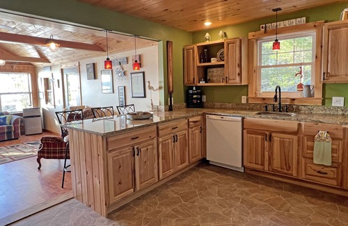 Sullivan House | Lakefront, sandy cove, feet from water, <1hr from Acadia Nat'l Park, Bar Harbor