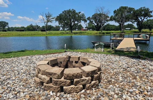 Emory House | Lakefront w/Fire Pit, Lake Fun, and Horse Feeding