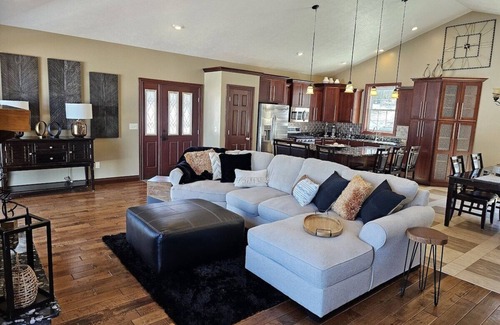 Wetmore House | Lakehouse near Pictured Rocks, Trails, Personal Bar, Game Room, & Hot Tub!