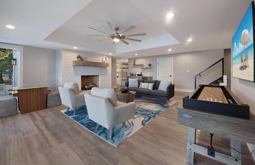 Westport House | Lakeshore Adrift - Exclusive Lakefront Home w/Heated Pool & Custom Bunks