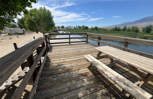 Olancha RV Rental | Lakeside Camping RV Spot #10 Near Death Valley