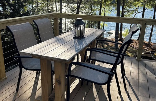 Liberty Ski Chalet | Lakeside Chalet w/dock and King bed!
