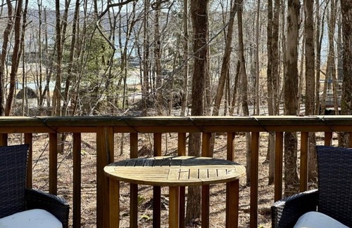 Pocono Lake Cabin | Lakeview - Rustic - Master Suite