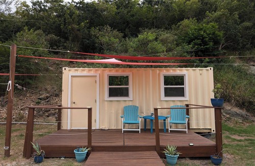 Estate Mandal RV Rental | Lameshur Bay Glamping Site with AC