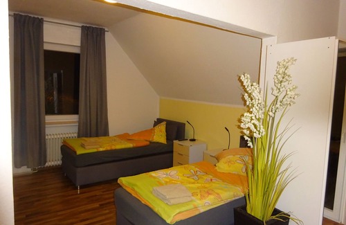 Bad Rothenfelde House | LAN1: Apartment for up to 5 people with balcony