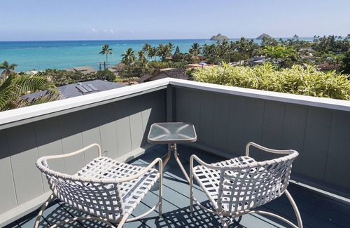 Lanikai Apartment | Lanikai Studio with Stunning Ocean View looking out at the Mokulua Islands