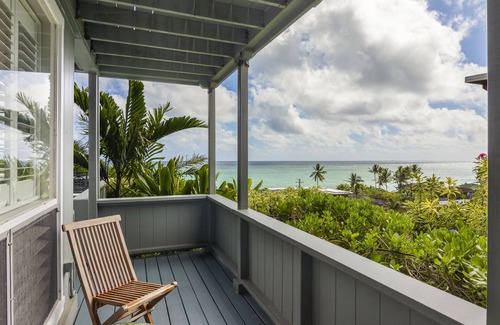 Lanikai Apartment | Lanikai Studio with Stunning Ocean View looking out at the Mokulua Islands