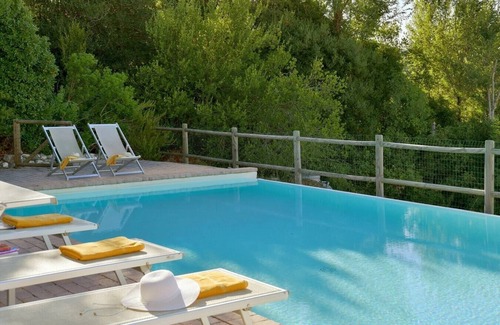 Montecatini Val di Cecina Villa | Large private villa with heated fenced pool