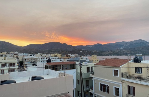 Avdira Apartment | Large 3 BR 1.5 bth w/Sea Views, AC, Prime Location