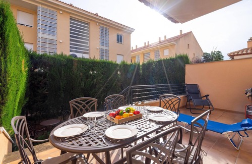 Platja de l'Arenal Apartment | Large and comfortable apartment with communal pool in Javea, Costa Blanca, Spain for 8 persons