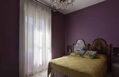 Malfa Apartment | Large apartment with sea view terrace in villa with swimming pool and garden